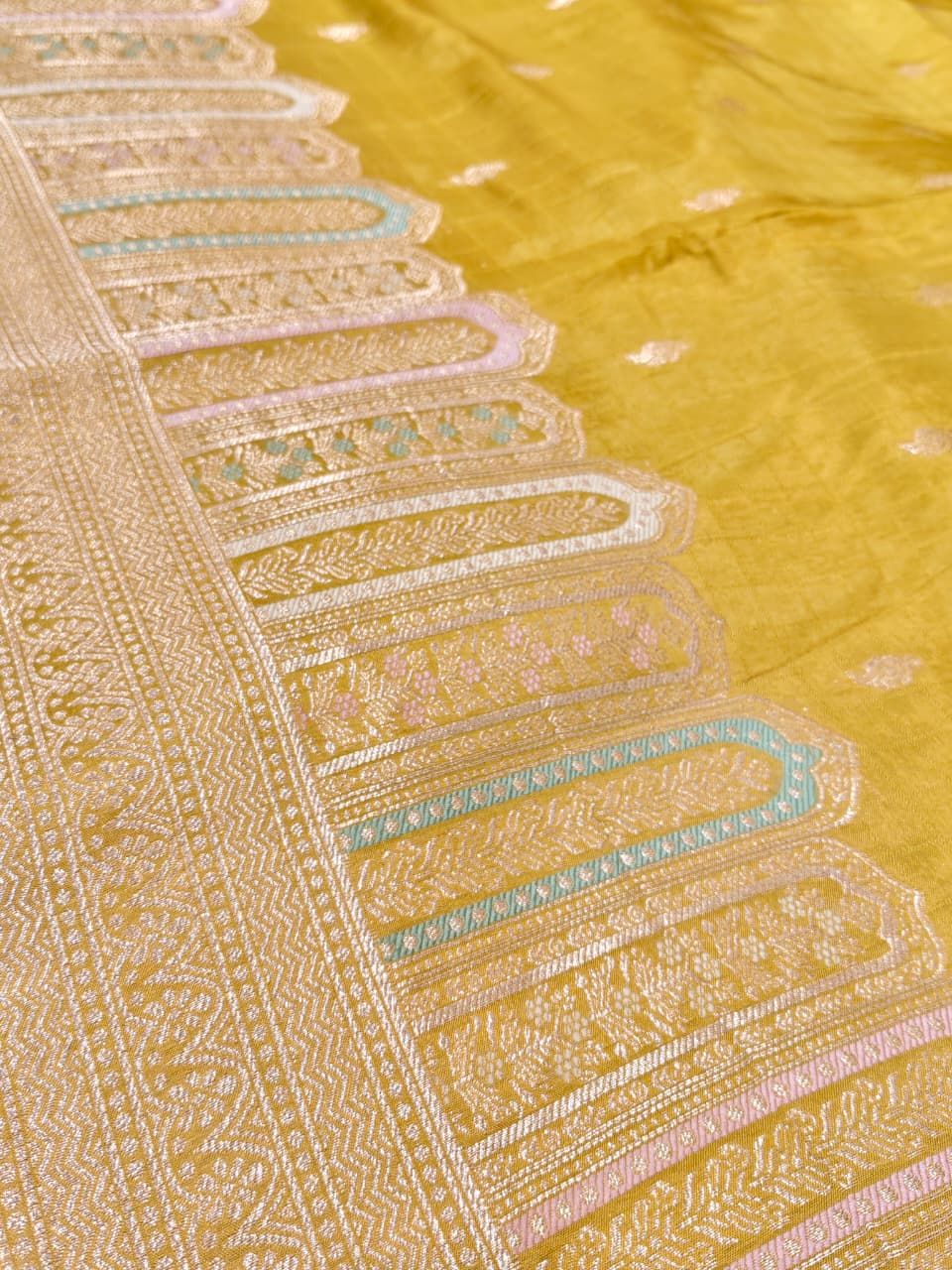 The glow of turmeric meets the grandeur of palaces.