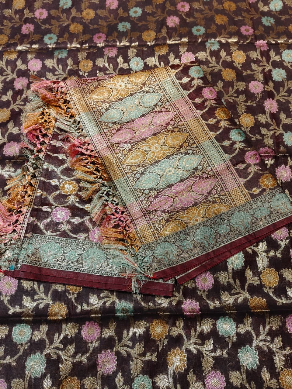 Signature Weave:  Banarasi Cotton Dress Material