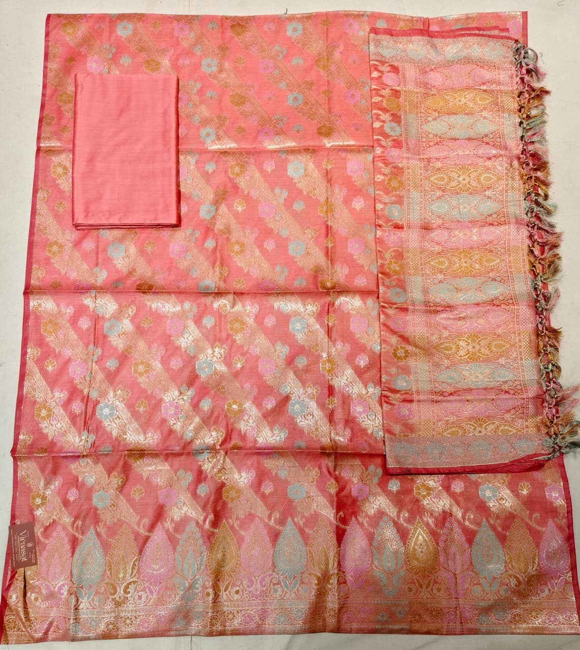 Signature Weave:  Banarasi Cotton Dress Material