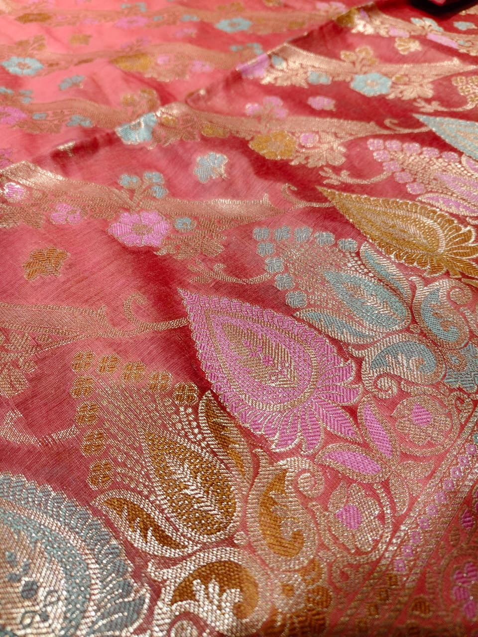 Signature Weave:  Banarasi Cotton Dress Material