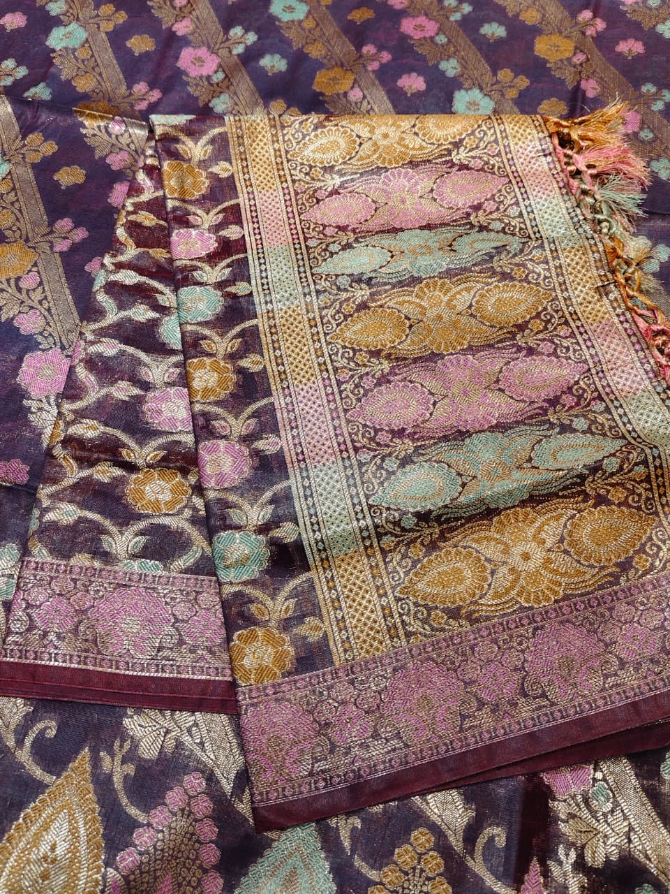 Signature Weave:  Banarasi Cotton Dress Material