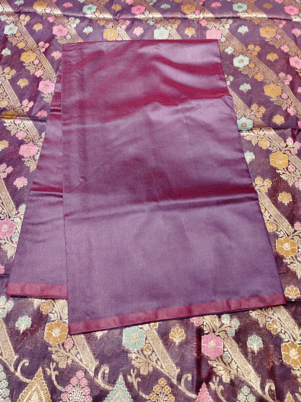 Signature Weave:  Banarasi Cotton Dress Material