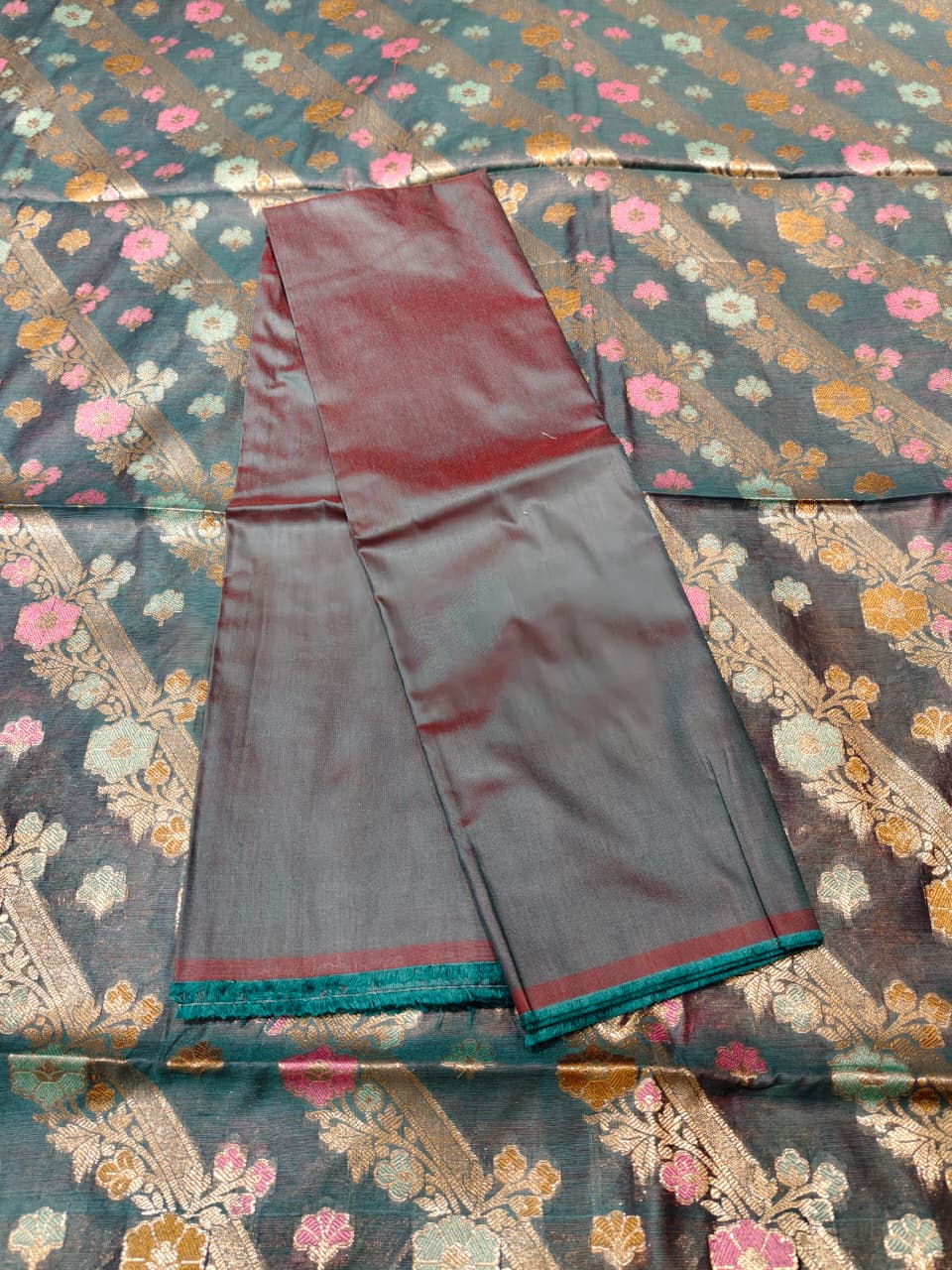 Signature Weave:  Banarasi Cotton Dress Material