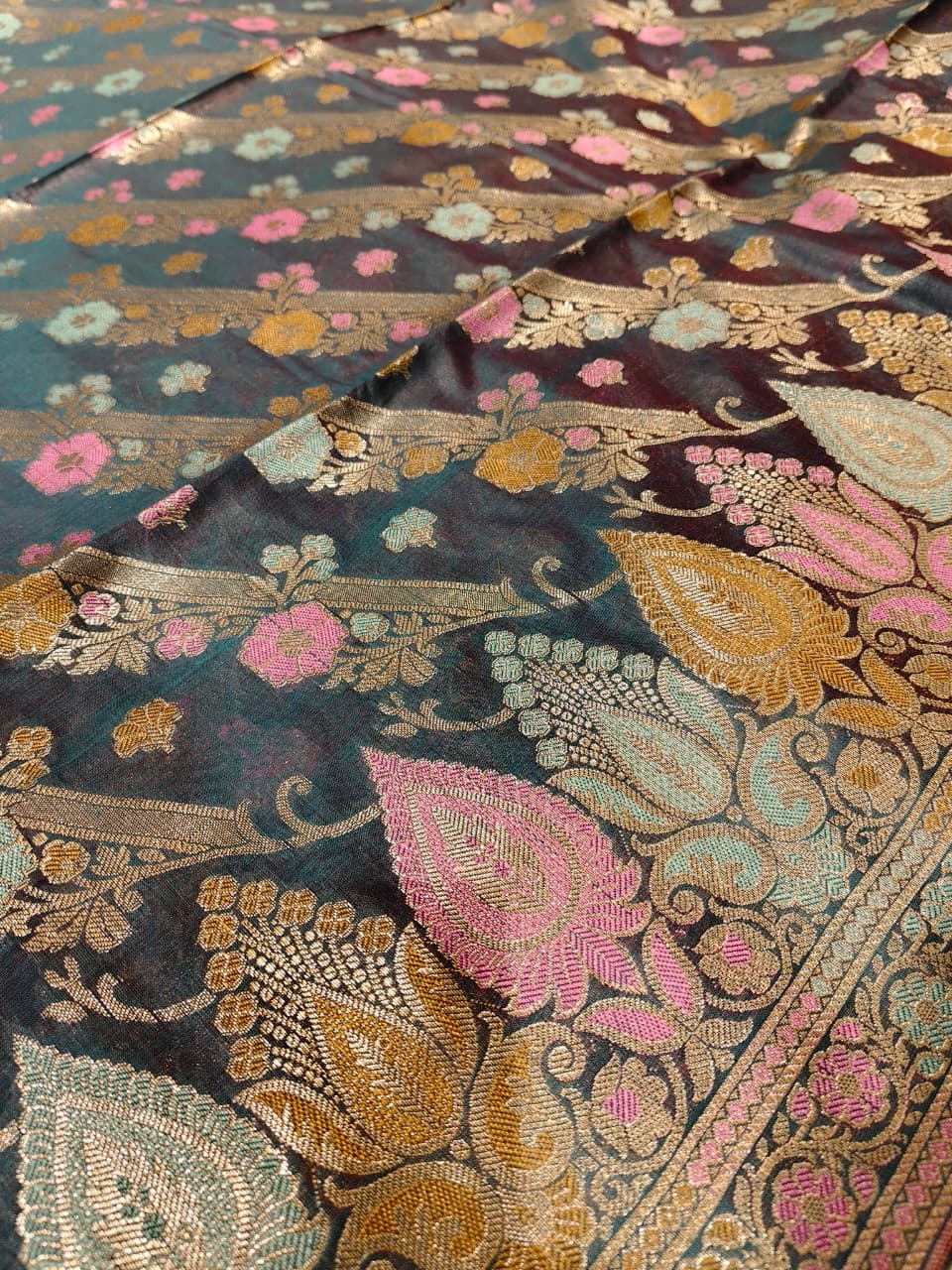 Signature Weave:  Banarasi Cotton Dress Material