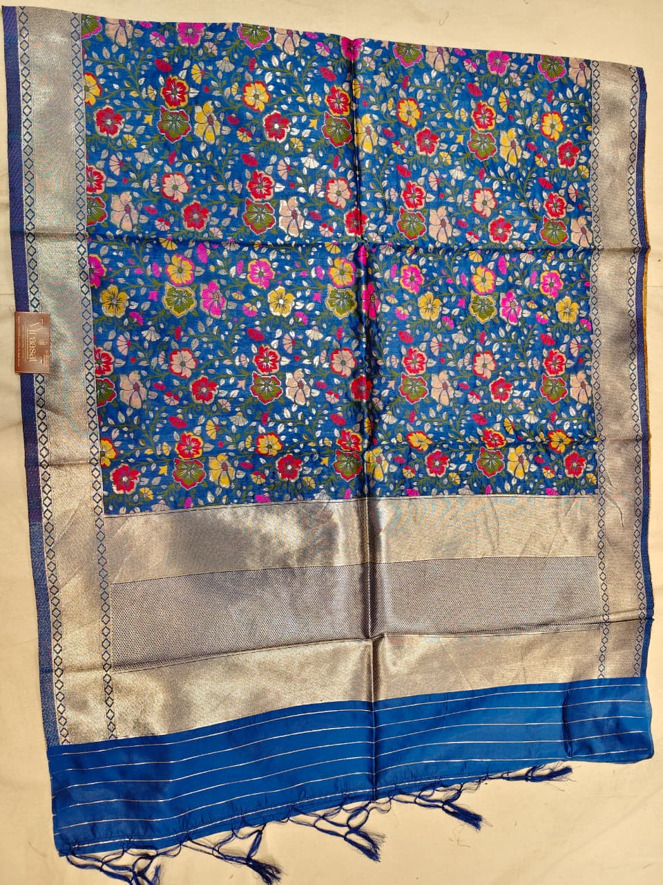 The Royal Sapphire Banarasi Meenakari Dupatta