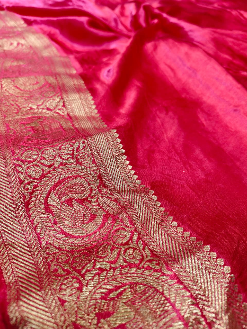 Ivory Garden Paithani-Style Maheshwari Silk Saree