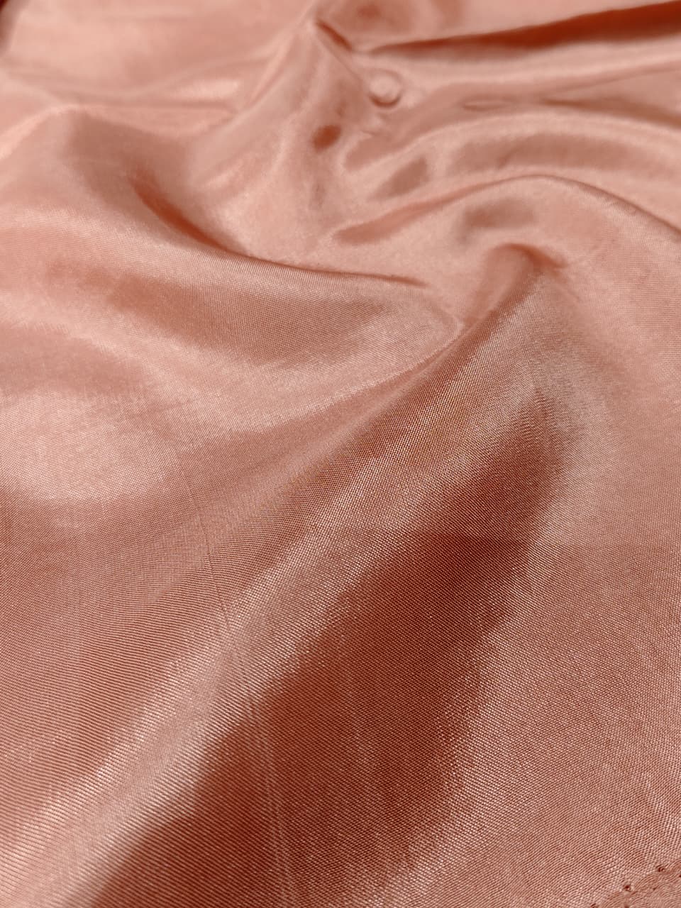 Rose Gold 'Floral Vines' Minakari Tissue Silk Saree